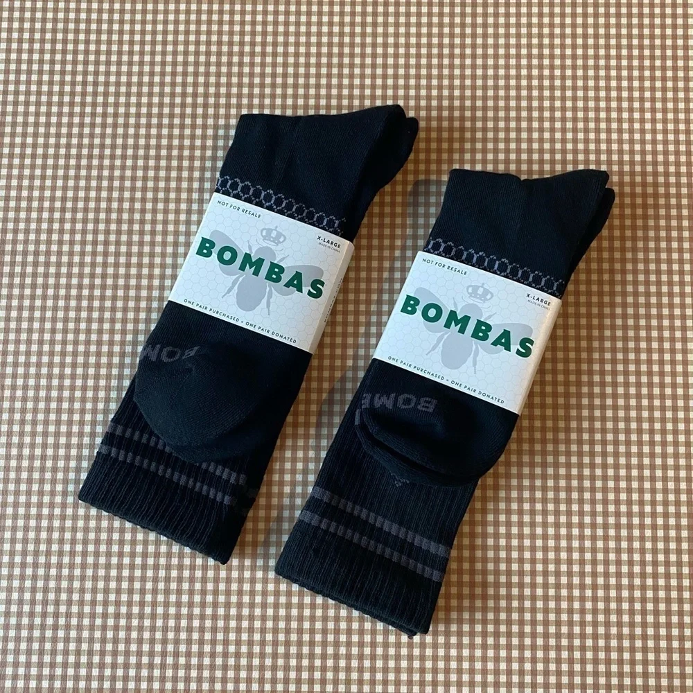 Bombas Set of 2 men's calf‎ socks. NEW. SIZE XL